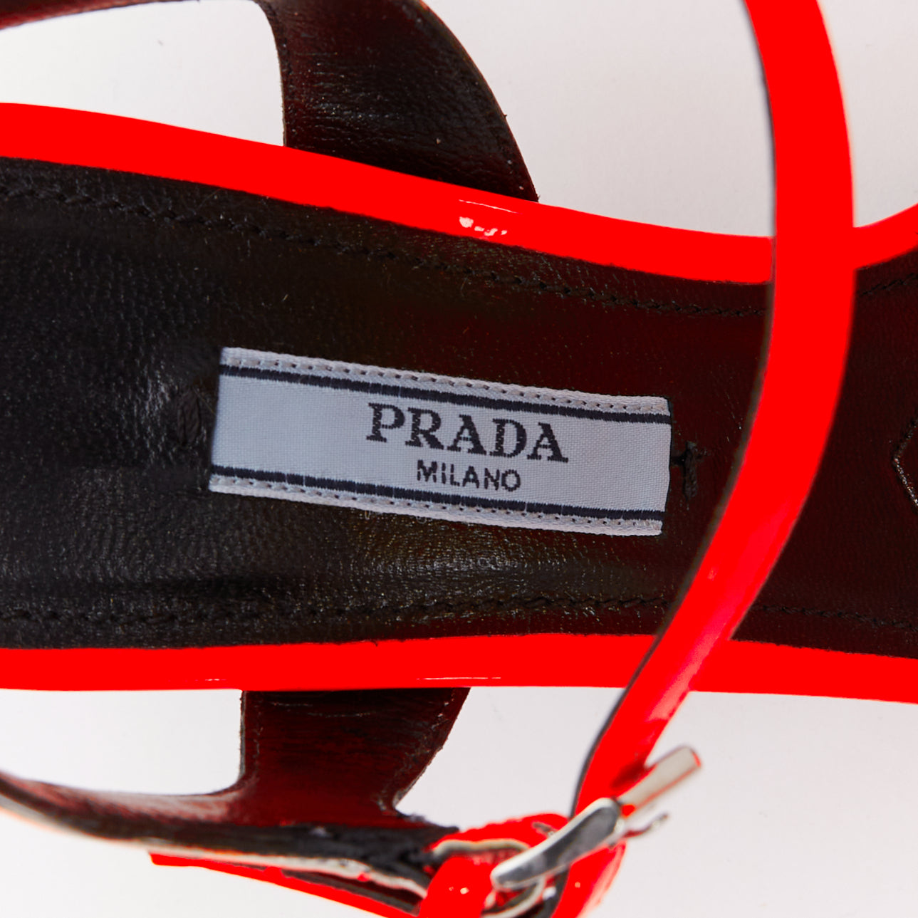 Prada Fire Mid Sandals - Image 11