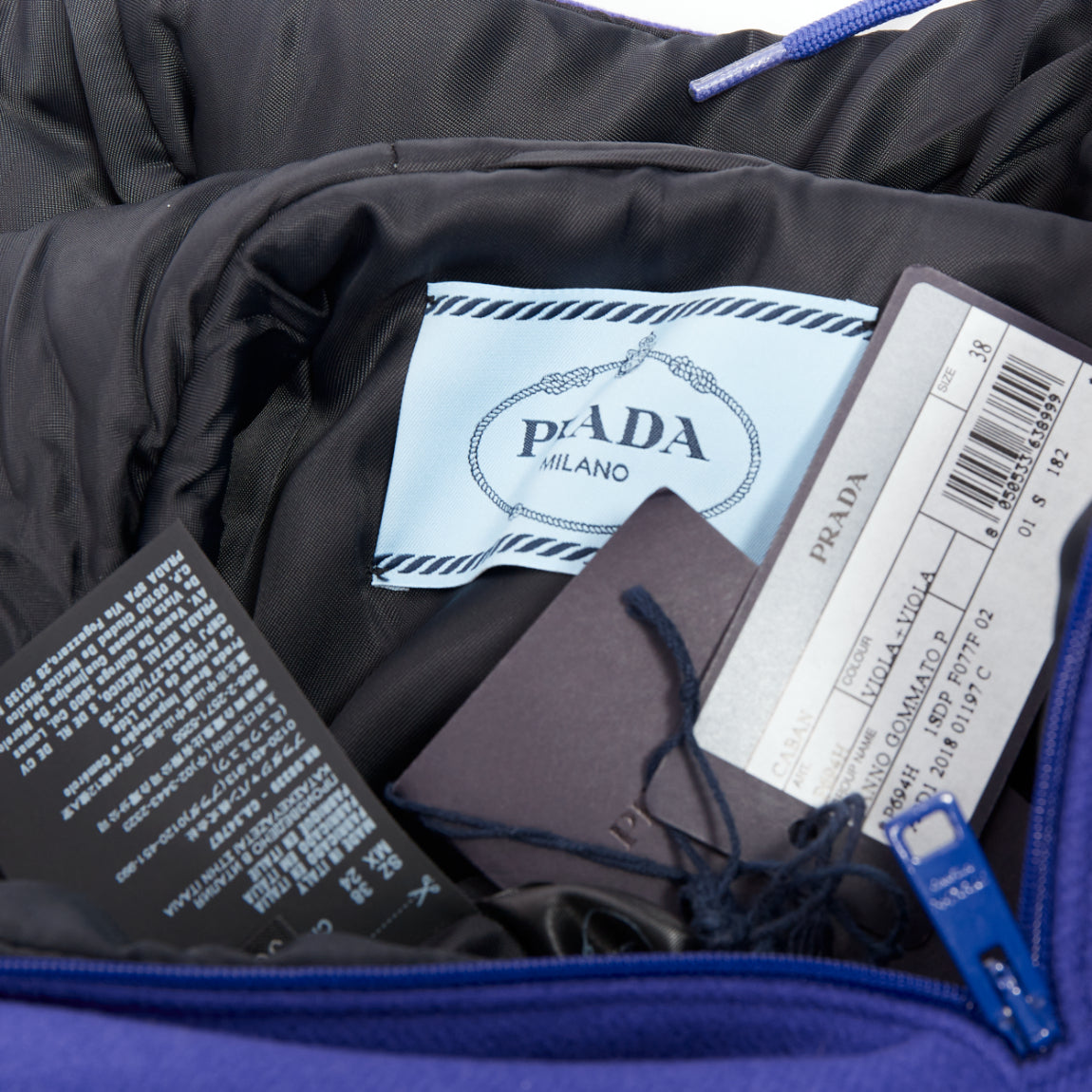 Prada Lacqured Hem Hoodie - Image 10