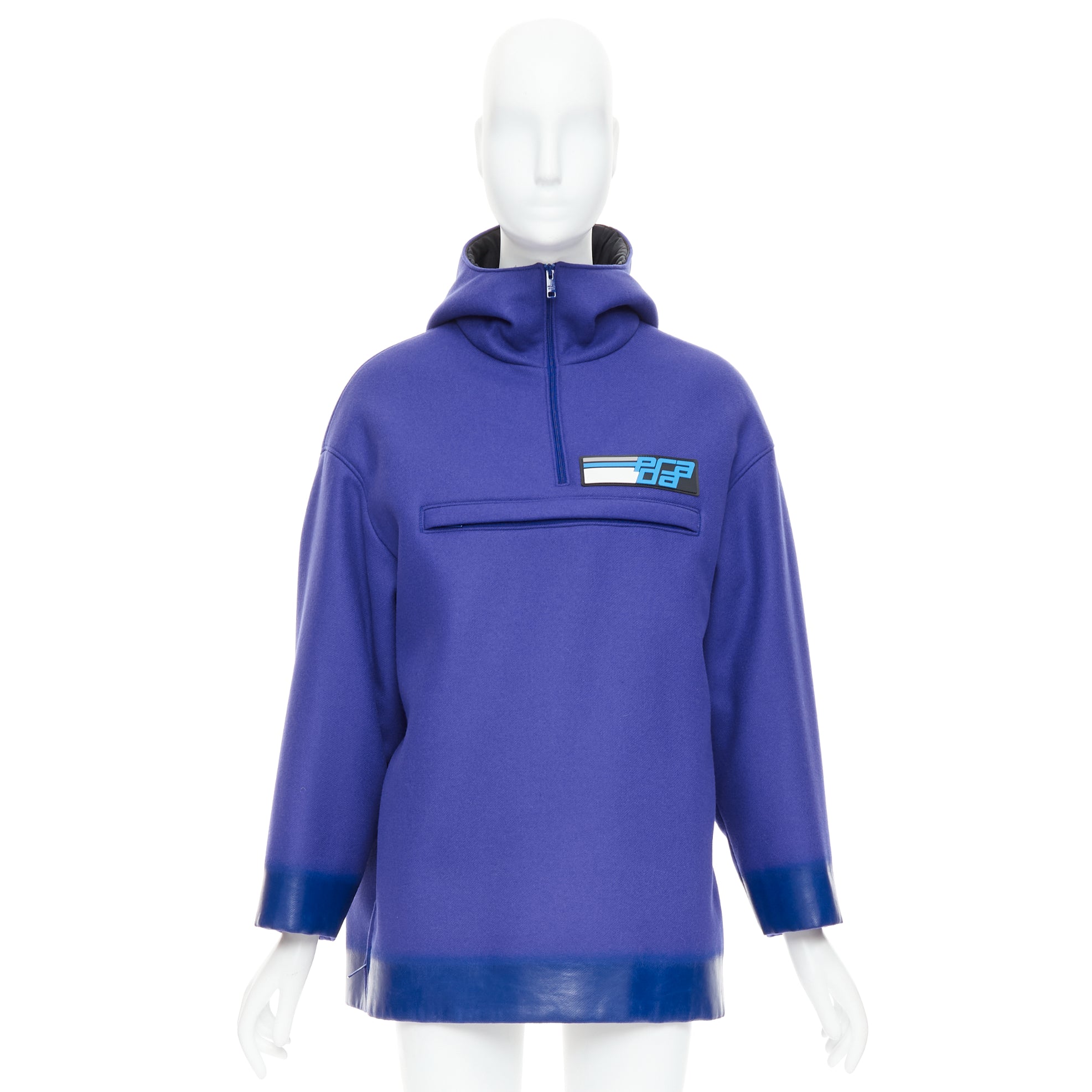 Prada Lacqured Hem Hoodie - Image 11