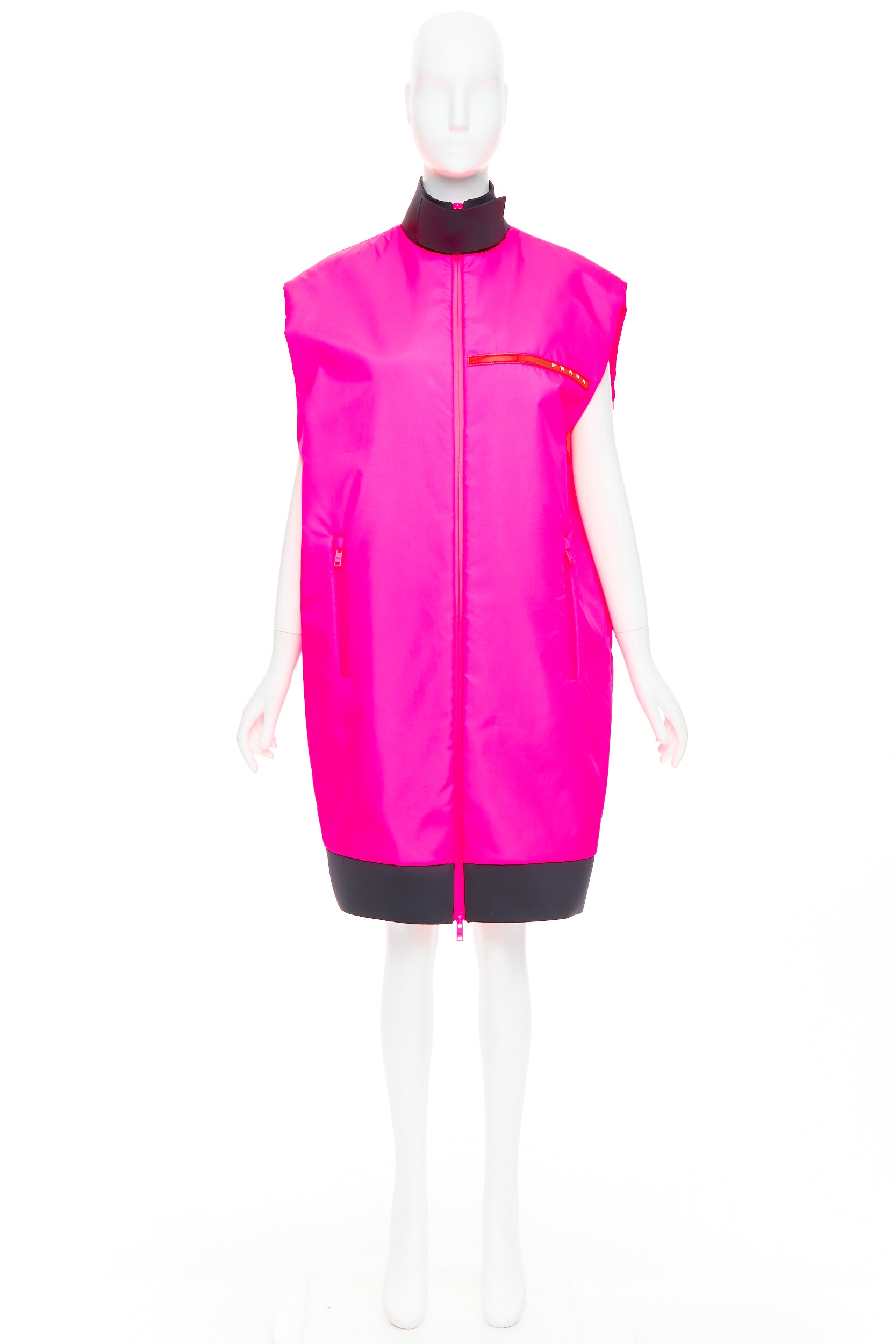 Prada Neon Pink Vest - Image 11