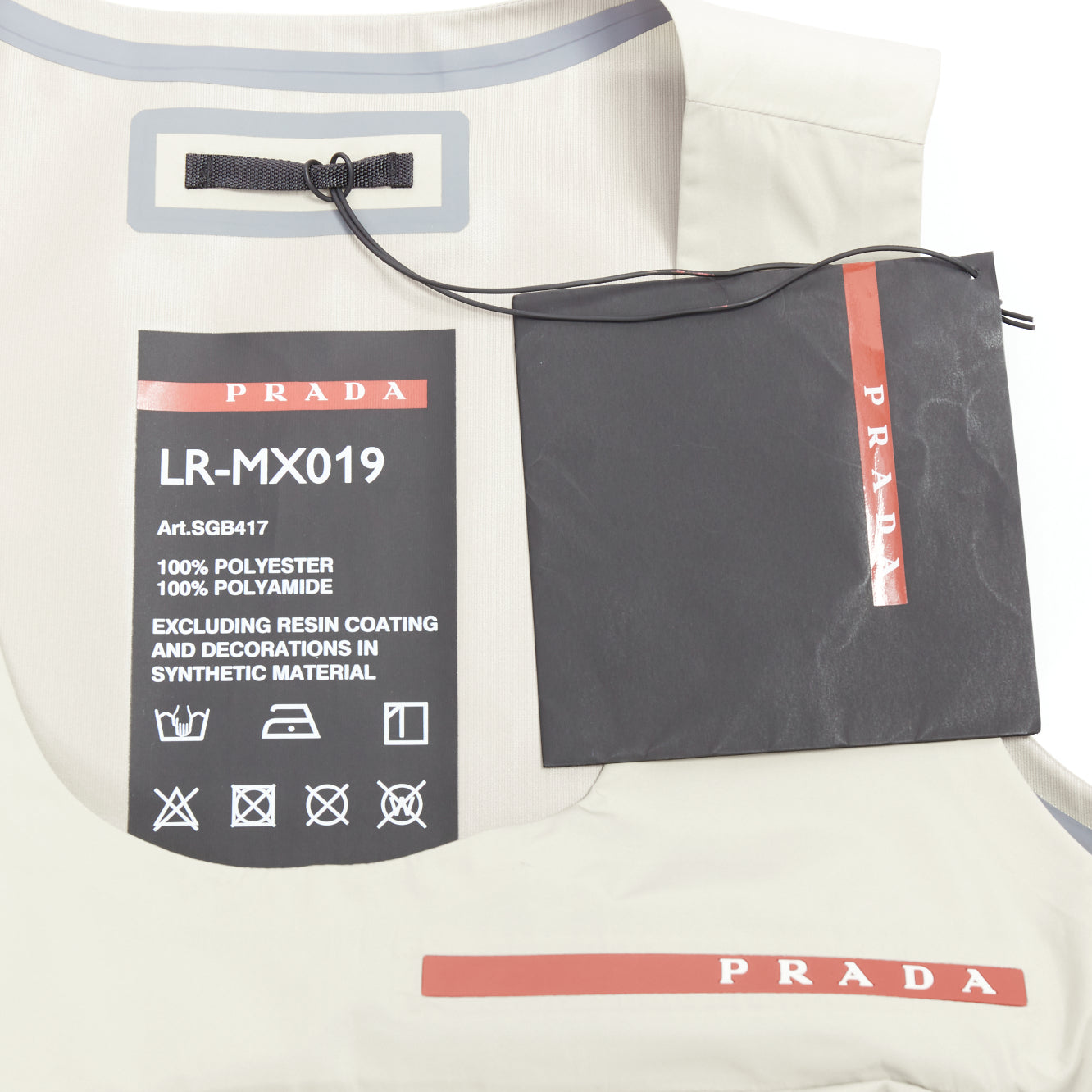 Prada Technical fabric vest - Image 10