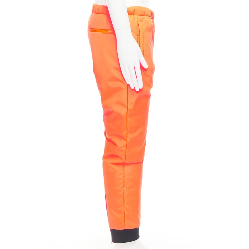 Prada SPG52M Orange Polyester Never worn, with tag - Model View