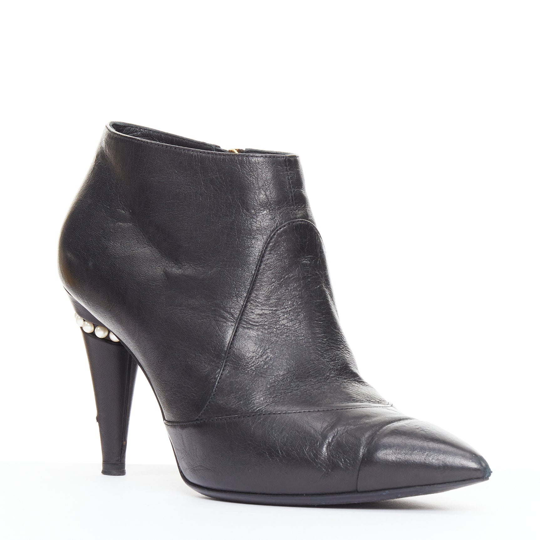 Chanel 15C black calfskin - Back view