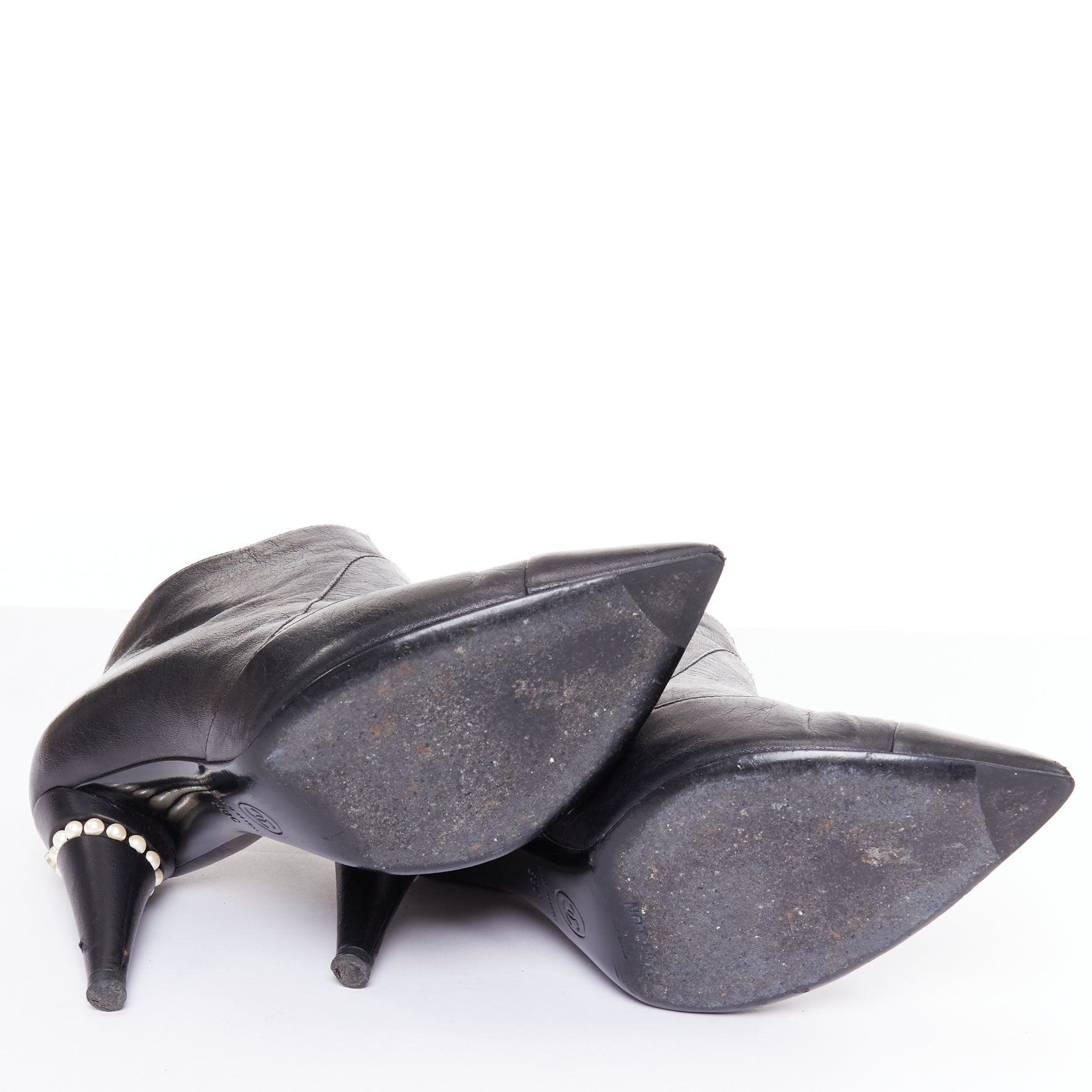 Chanel 15C black calfskin - Image 13