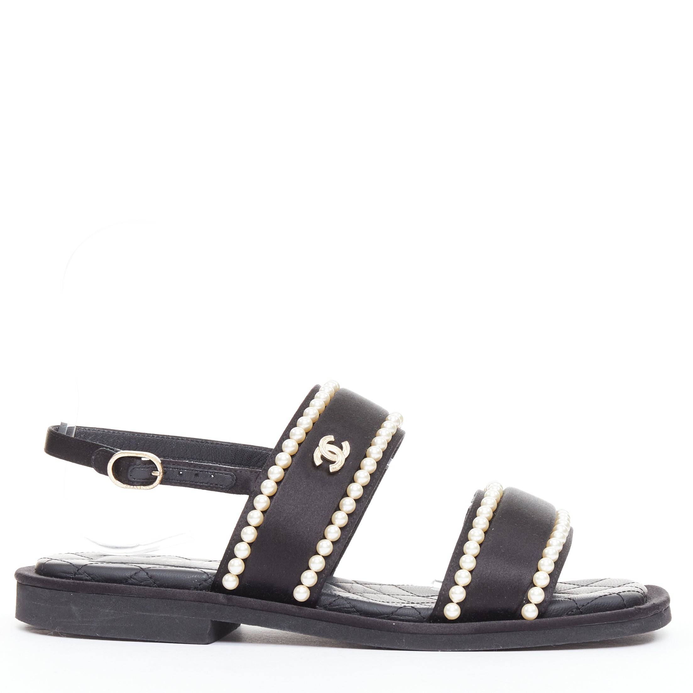 Chanel Pearl Dad Sandals
