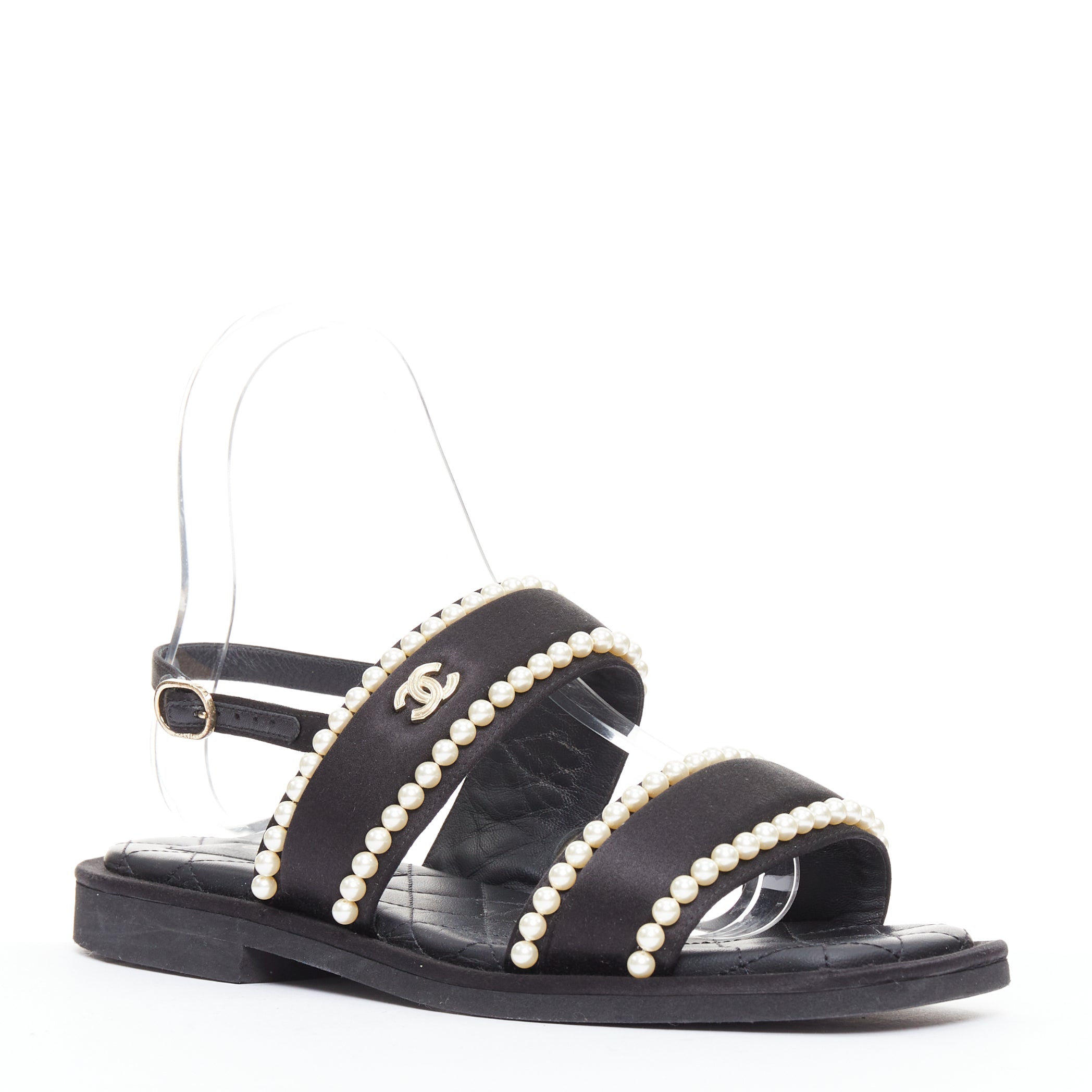 Chanel Pearl Dad Sandals - Image 6