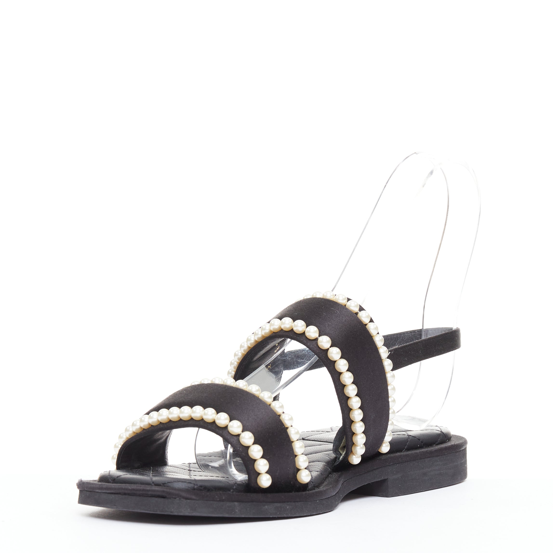 Chanel Pearl Dad Sandals - 4