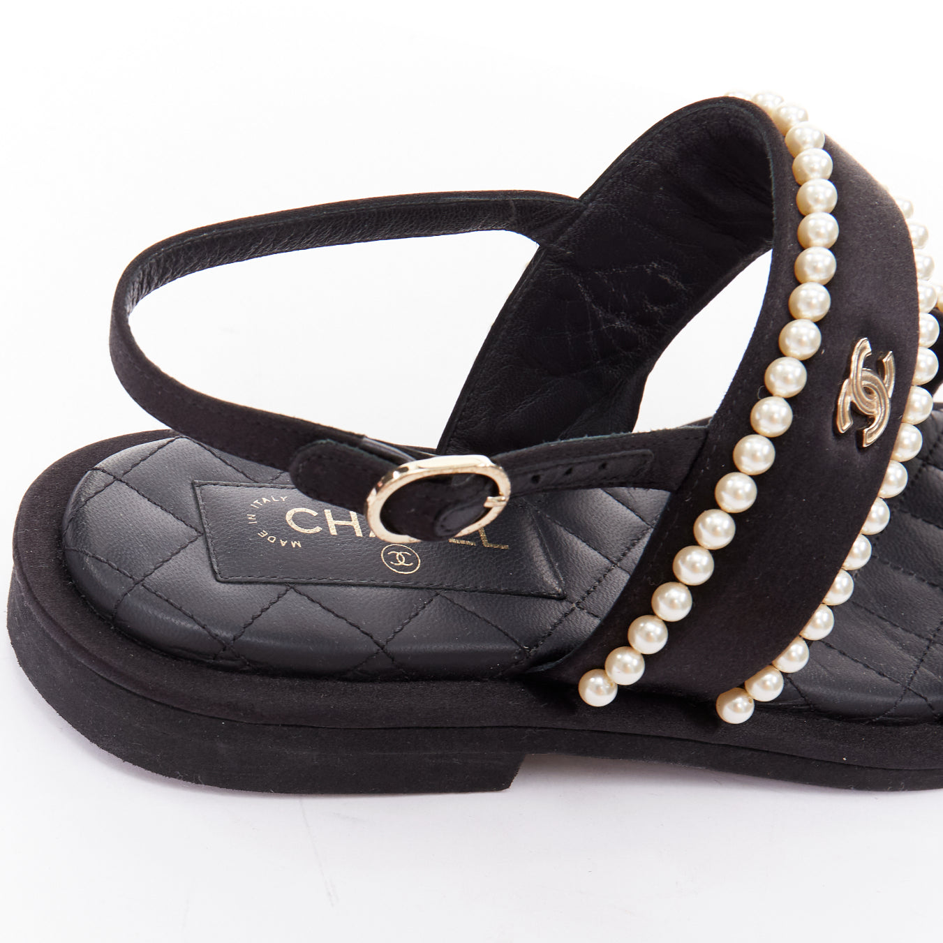 Chanel Pearl Dad Sandals - Detail 2