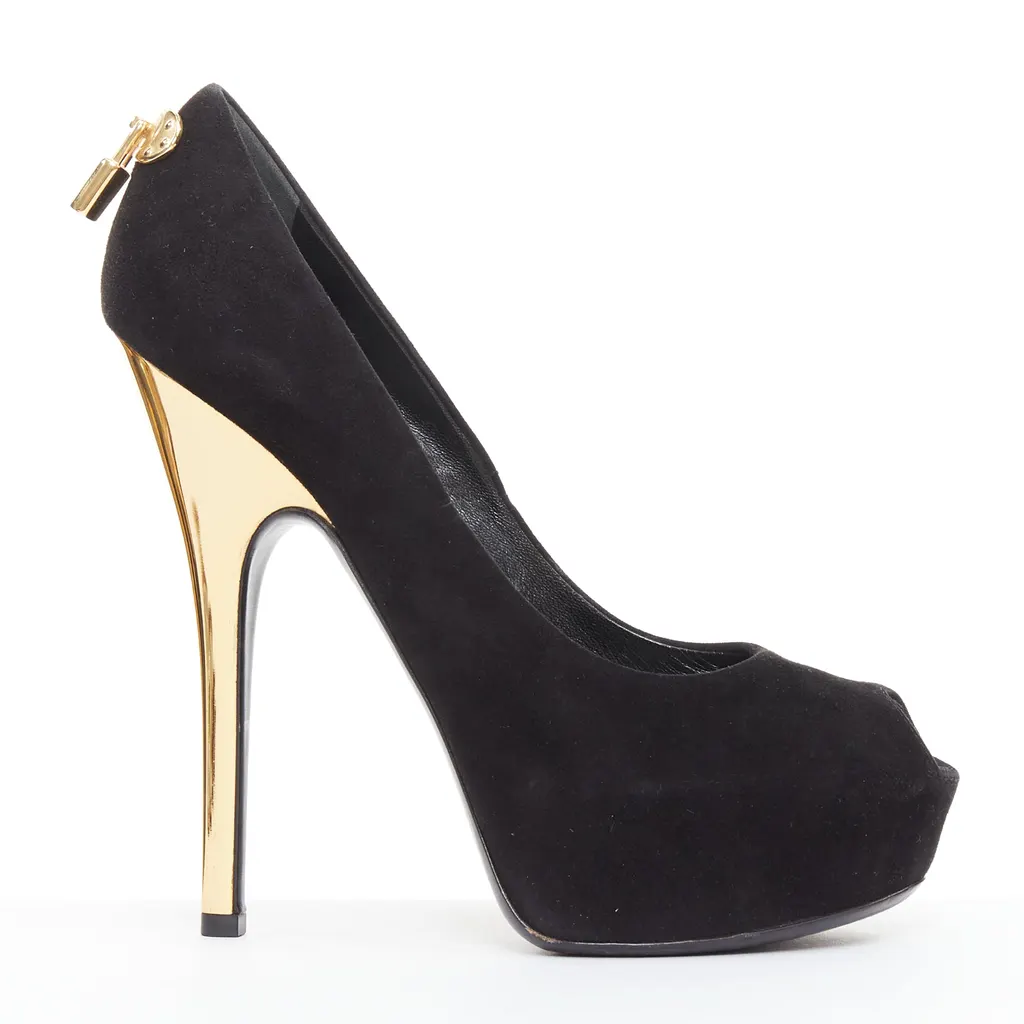 Louis Vuitton Oh Really Black Suede Good - Back View