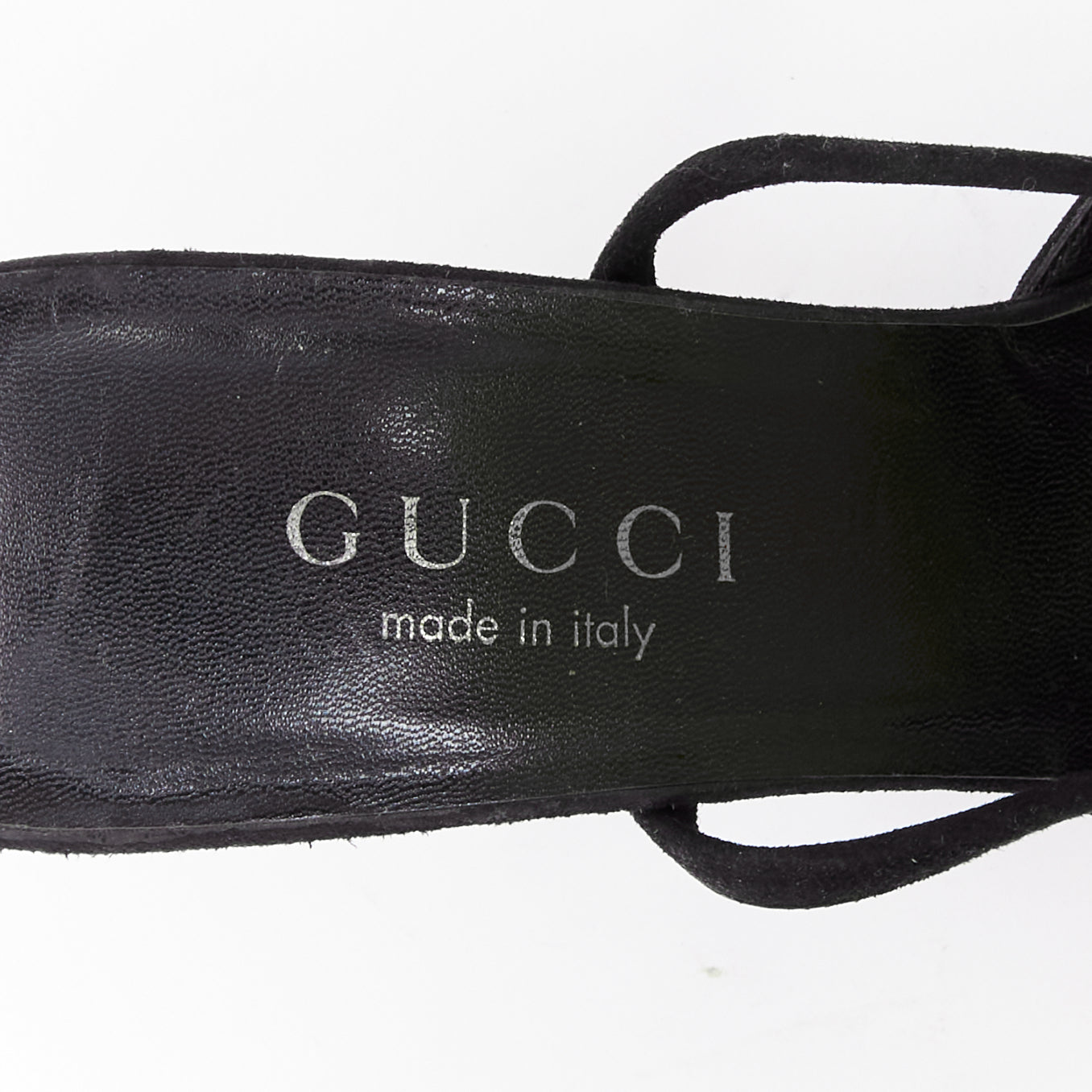 Gucci Metal ID Slingbacks - Image 11