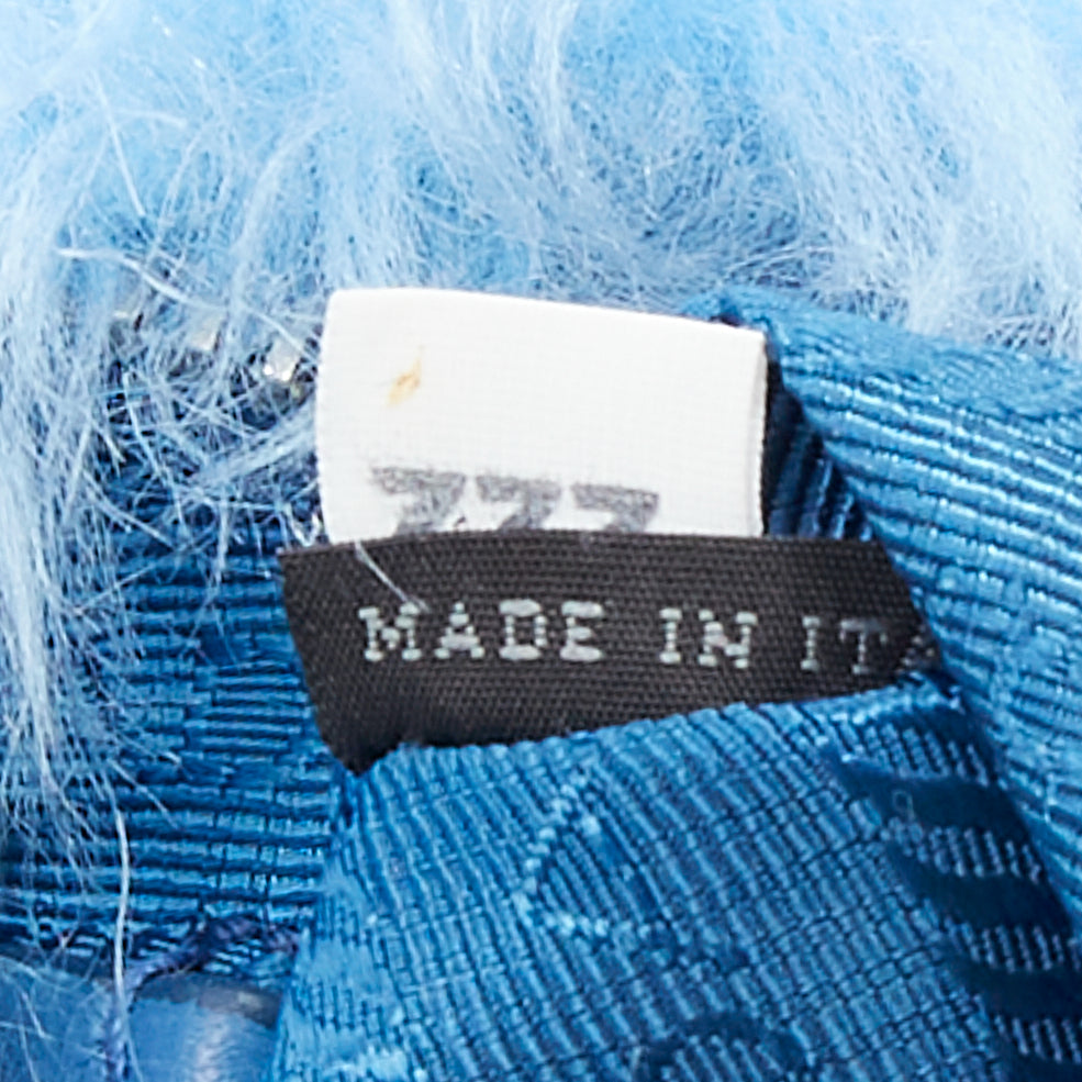 Prada Faux Fur Wristlet Bag - Image 13