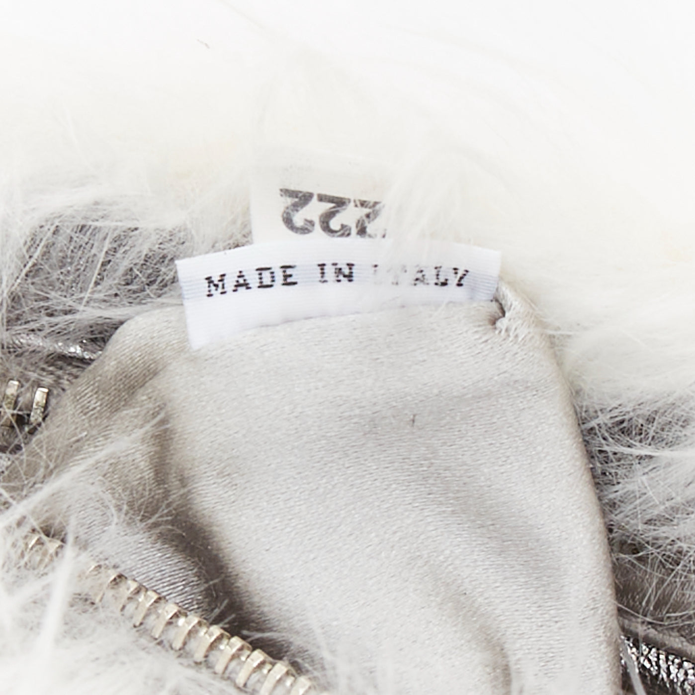 Prada White Fur Wristlet Bag - Image 14