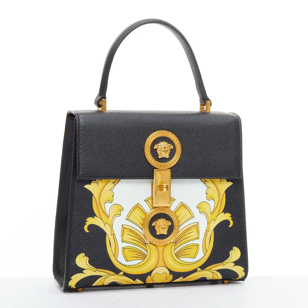 Versace Tribute Medusa Bag Black Leather Very good - Inside View