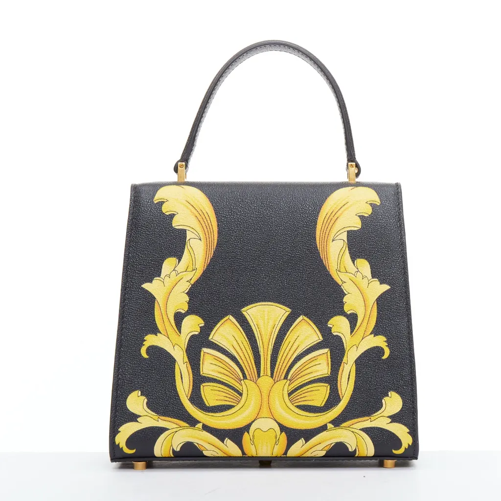 Versace Tribute Medusa Bag Black Leather Very good - Model View