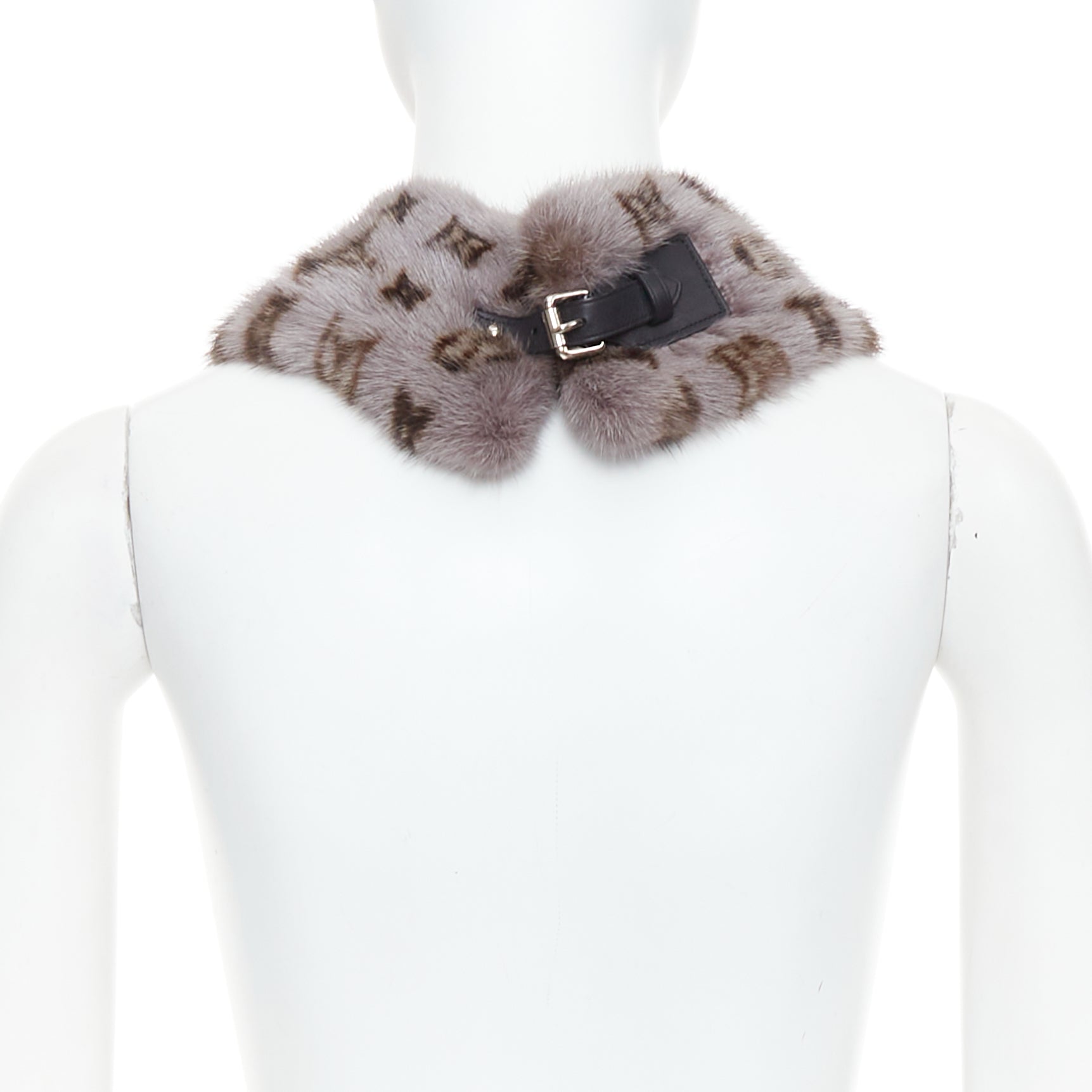 Louis Vuitton Mink Collar Scarf - Side view
