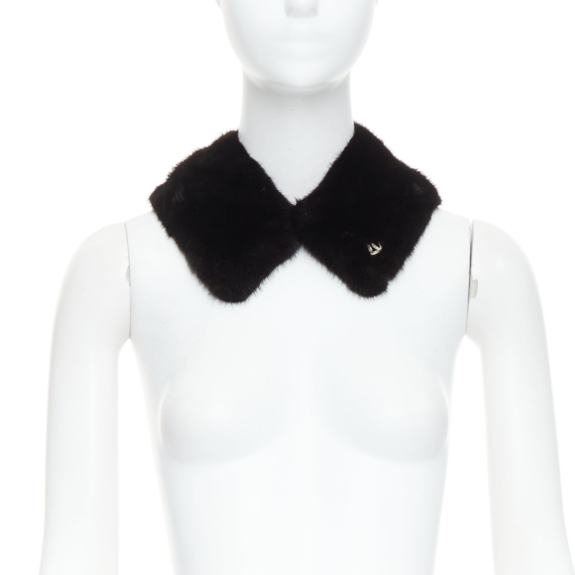 Louis Vuitton Mink Logo Scarf