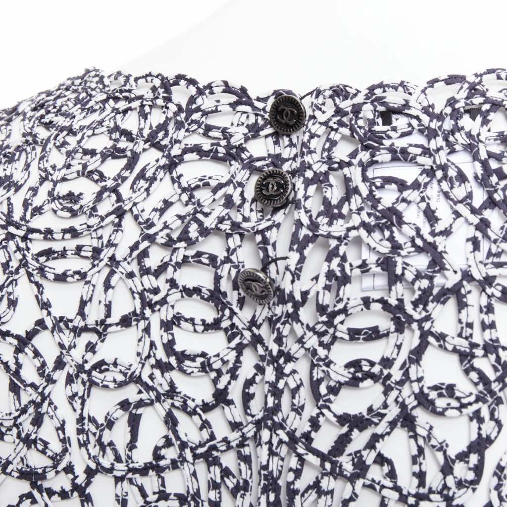 Chanel Abstract Print Vest - Back view