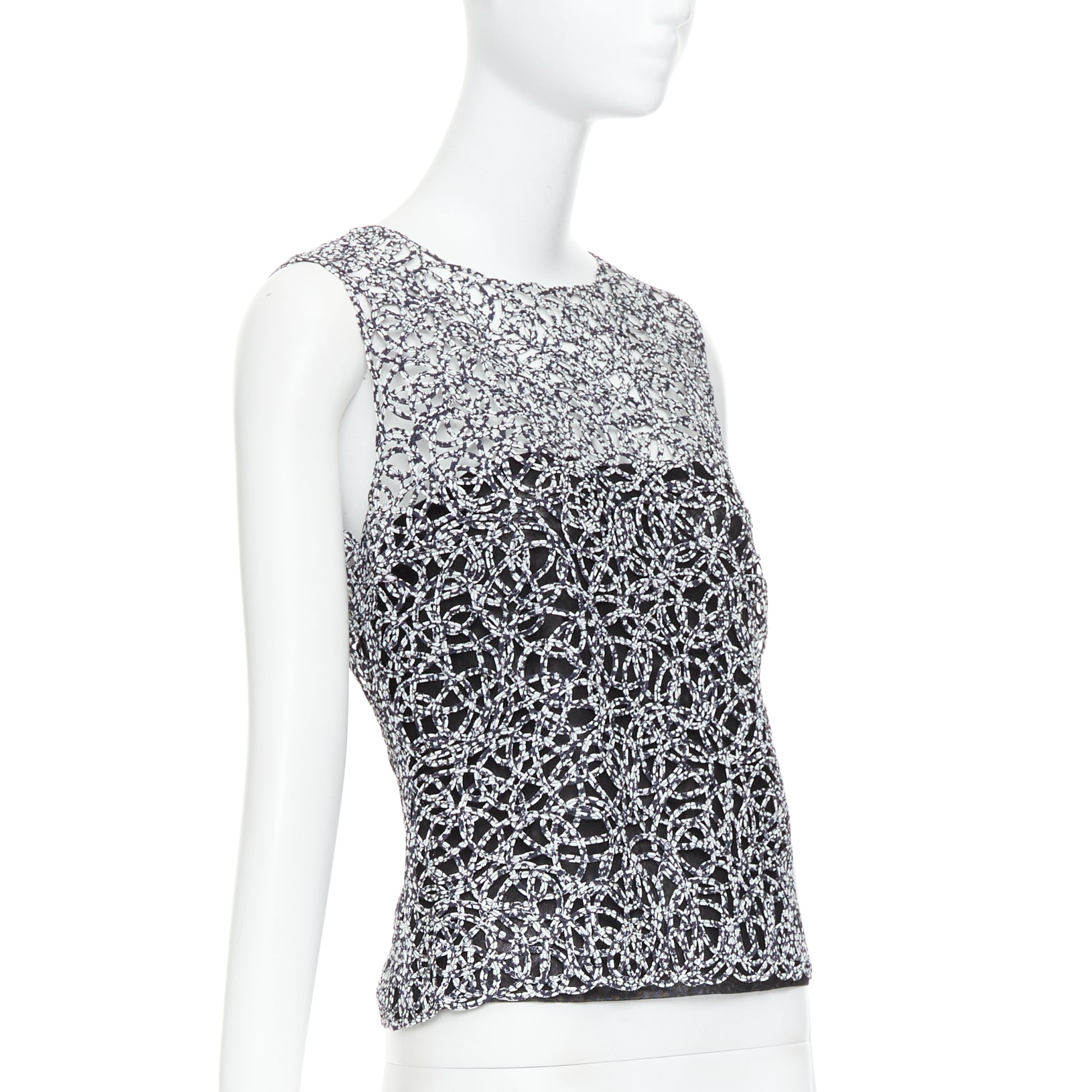Chanel Abstract Print Vest - Image 6
