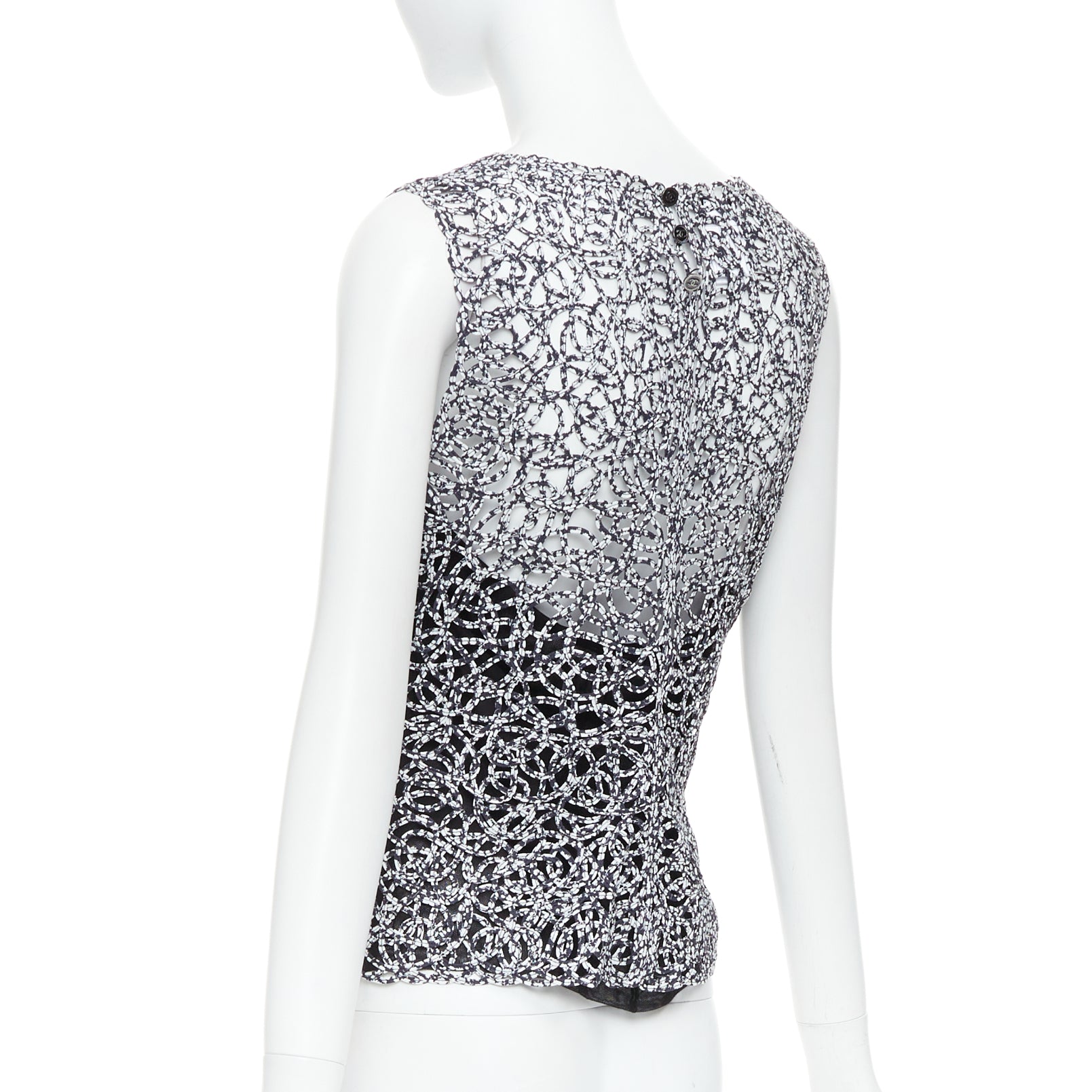 Chanel Abstract Print Vest - Detail 1