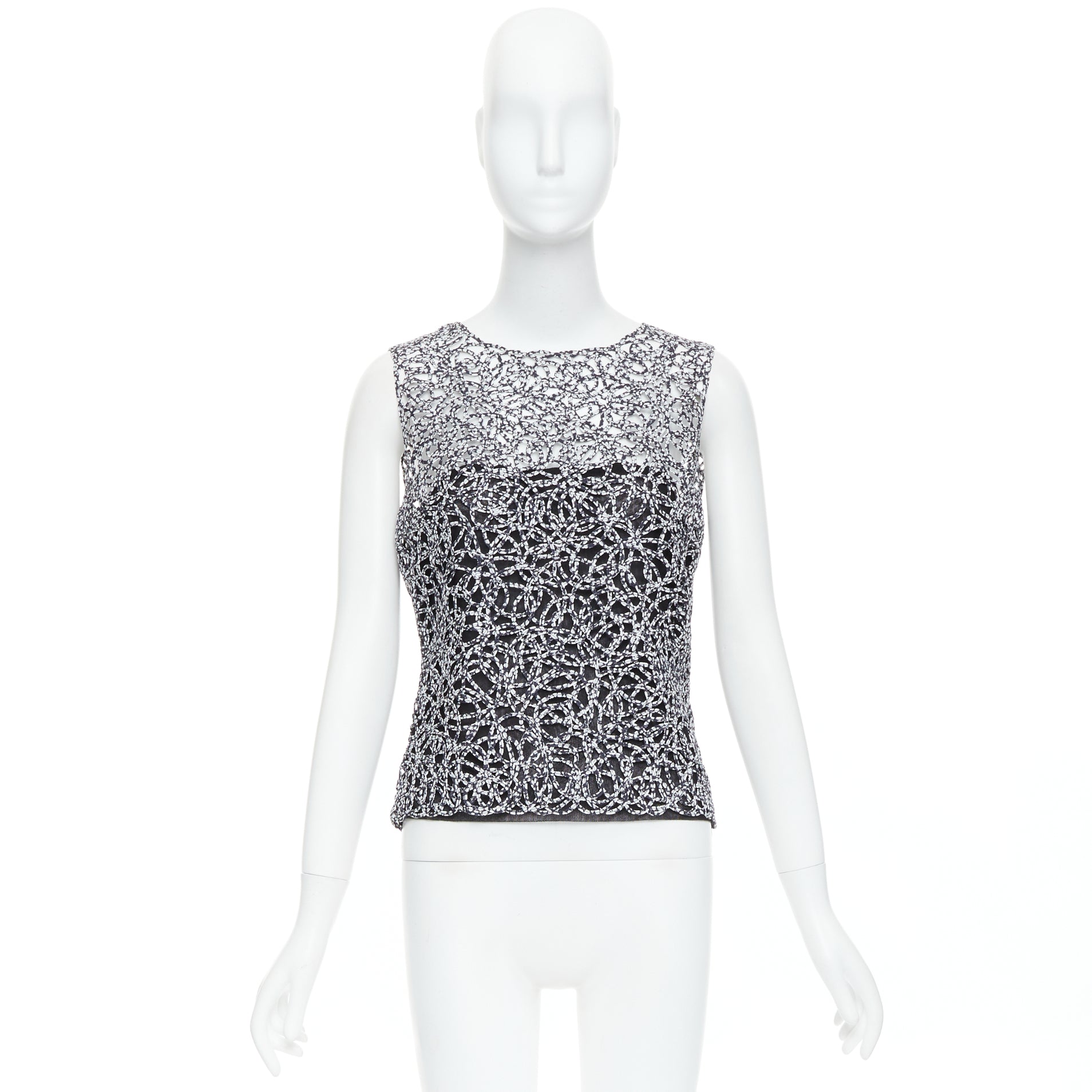 Chanel Abstract Print Vest - Image 11