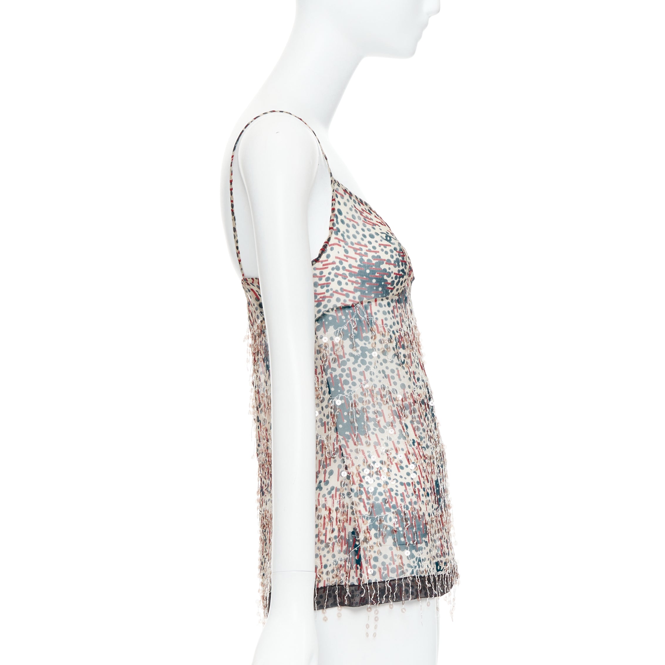 Chanel Sequin Fringe Camisole - 4