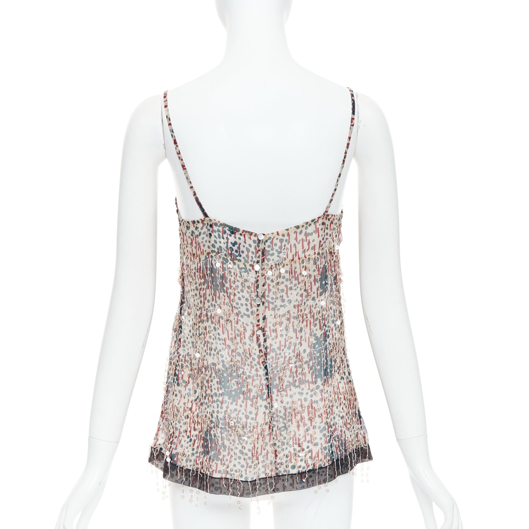 Chanel Sequin Fringe Camisole - Side view