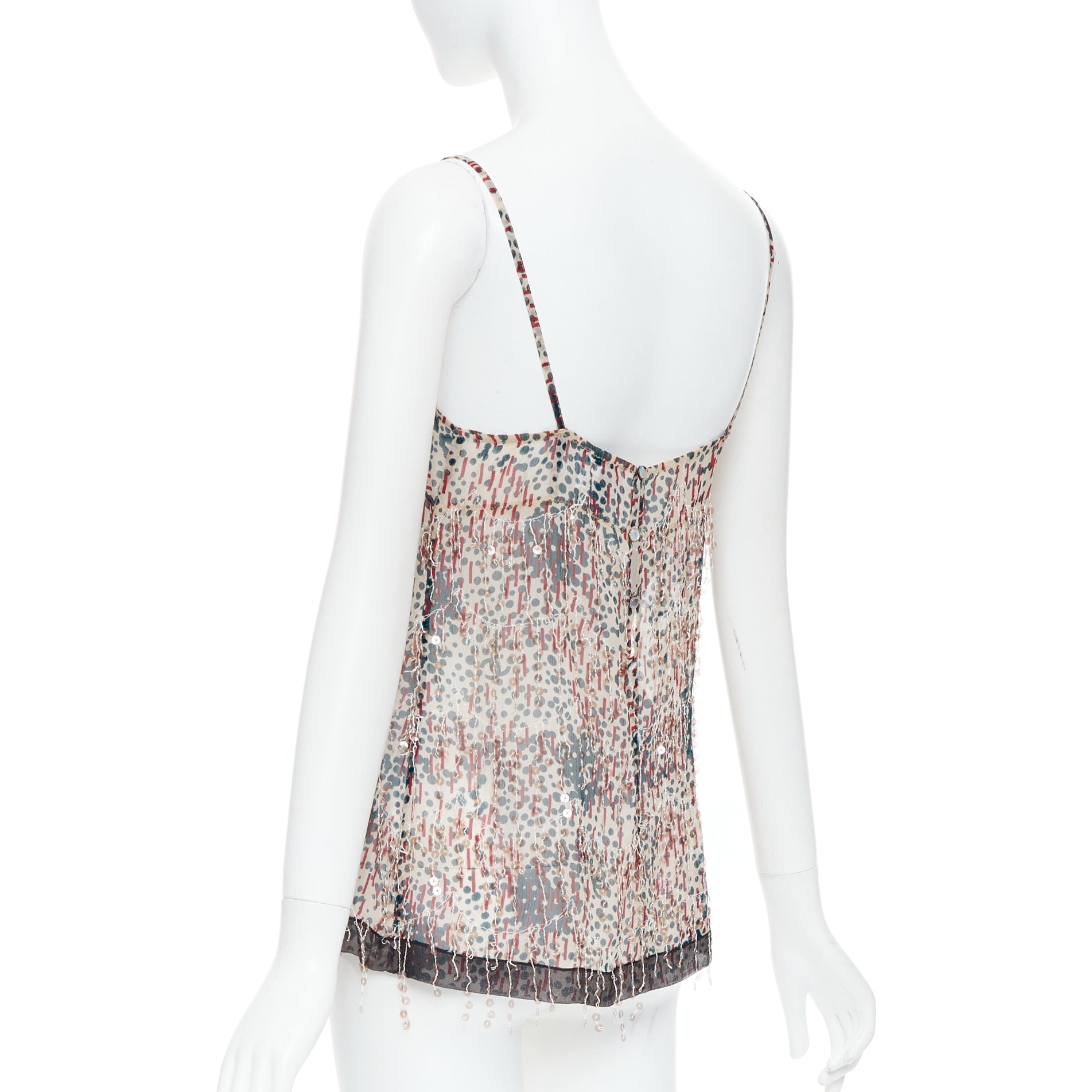 Chanel Sequin Fringe Camisole - Detail 1