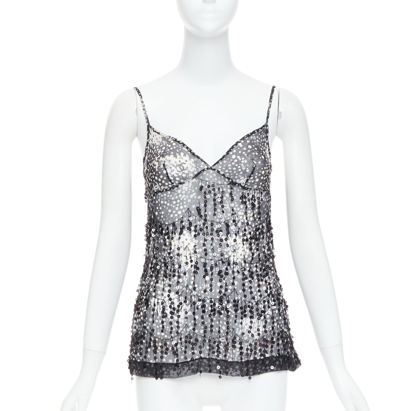 Chanel Sequin Fringe Camisole
