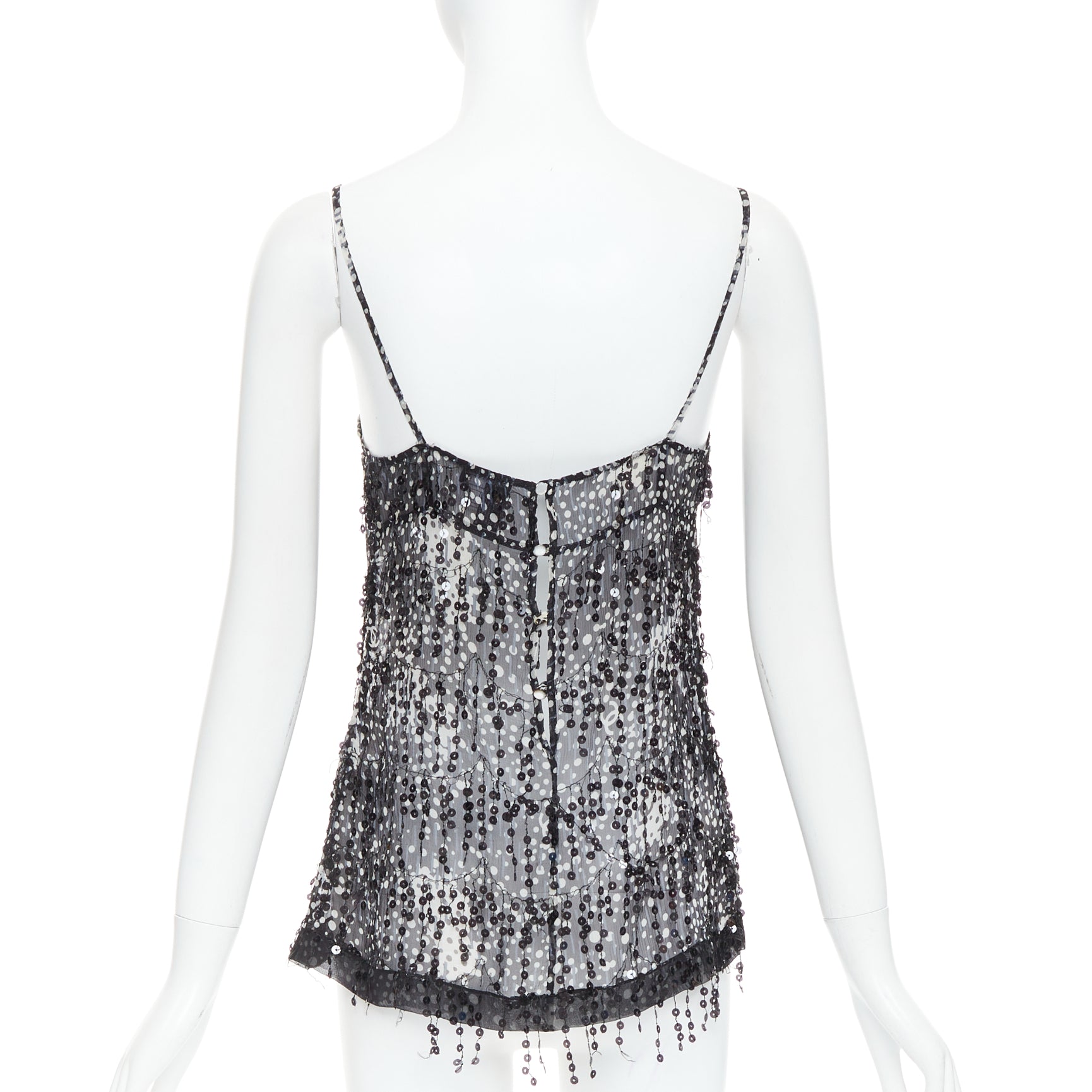 Chanel Sequin Fringe Camisole - Side view