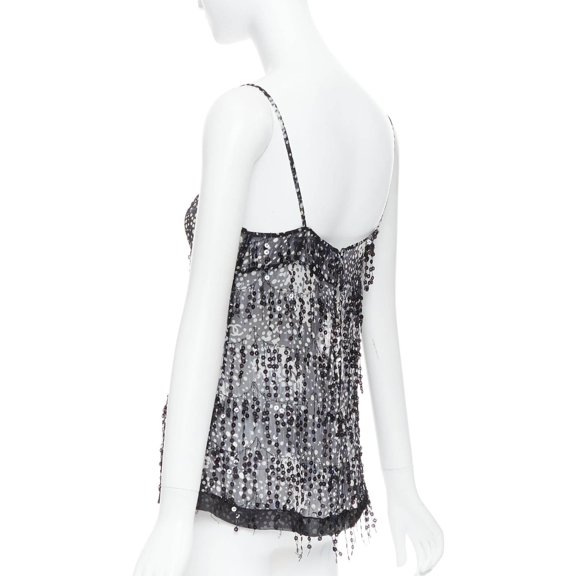 Chanel Sequin Fringe Camisole - Detail 1