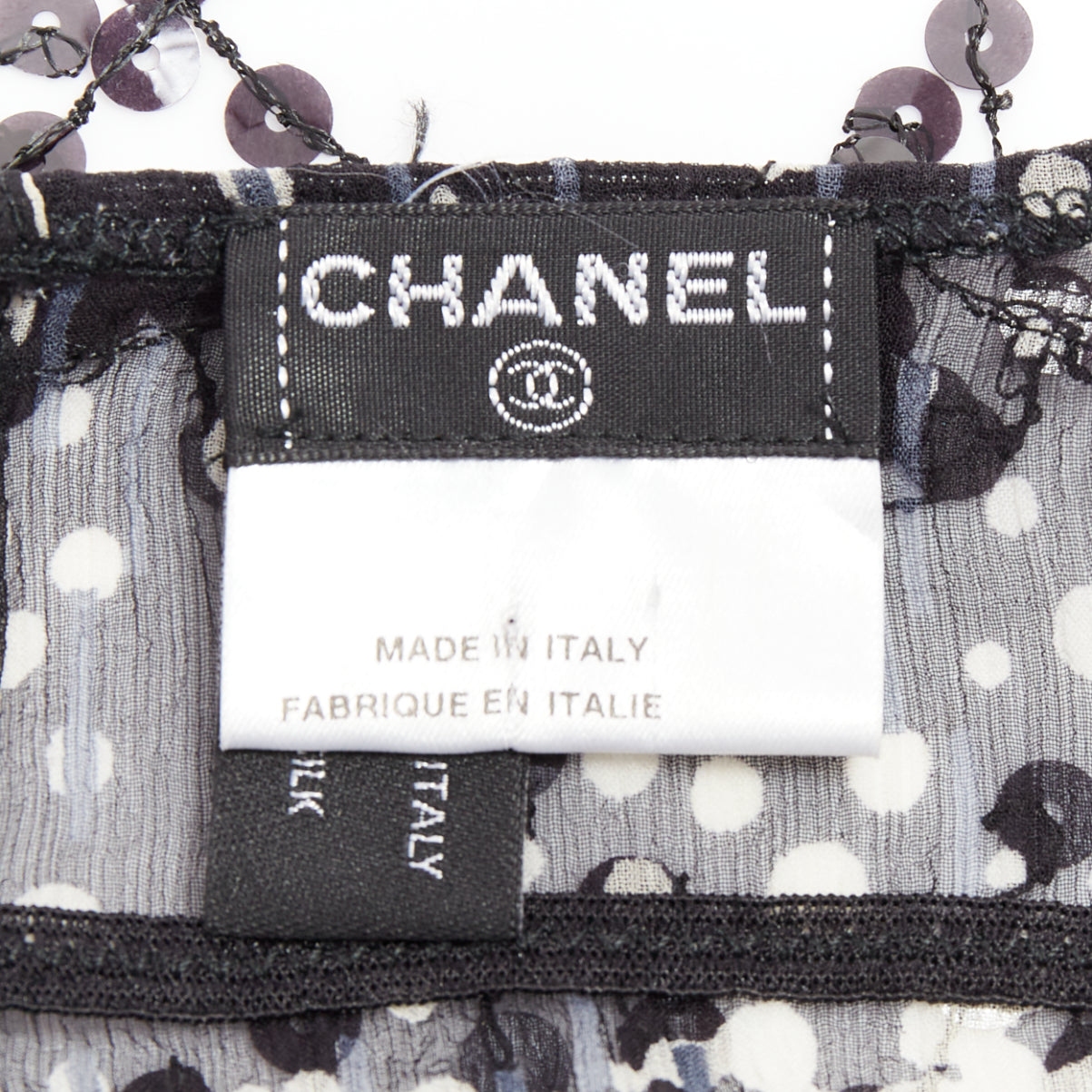 Chanel Sequin Fringe Camisole - Image 10