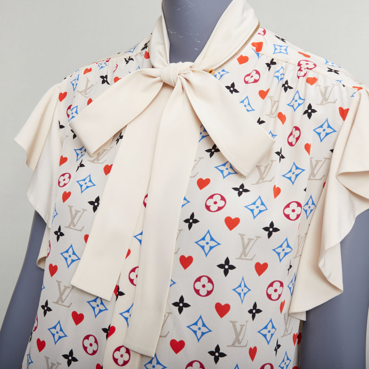 Louis Vuitton LV Ruffle Blouse - Back view