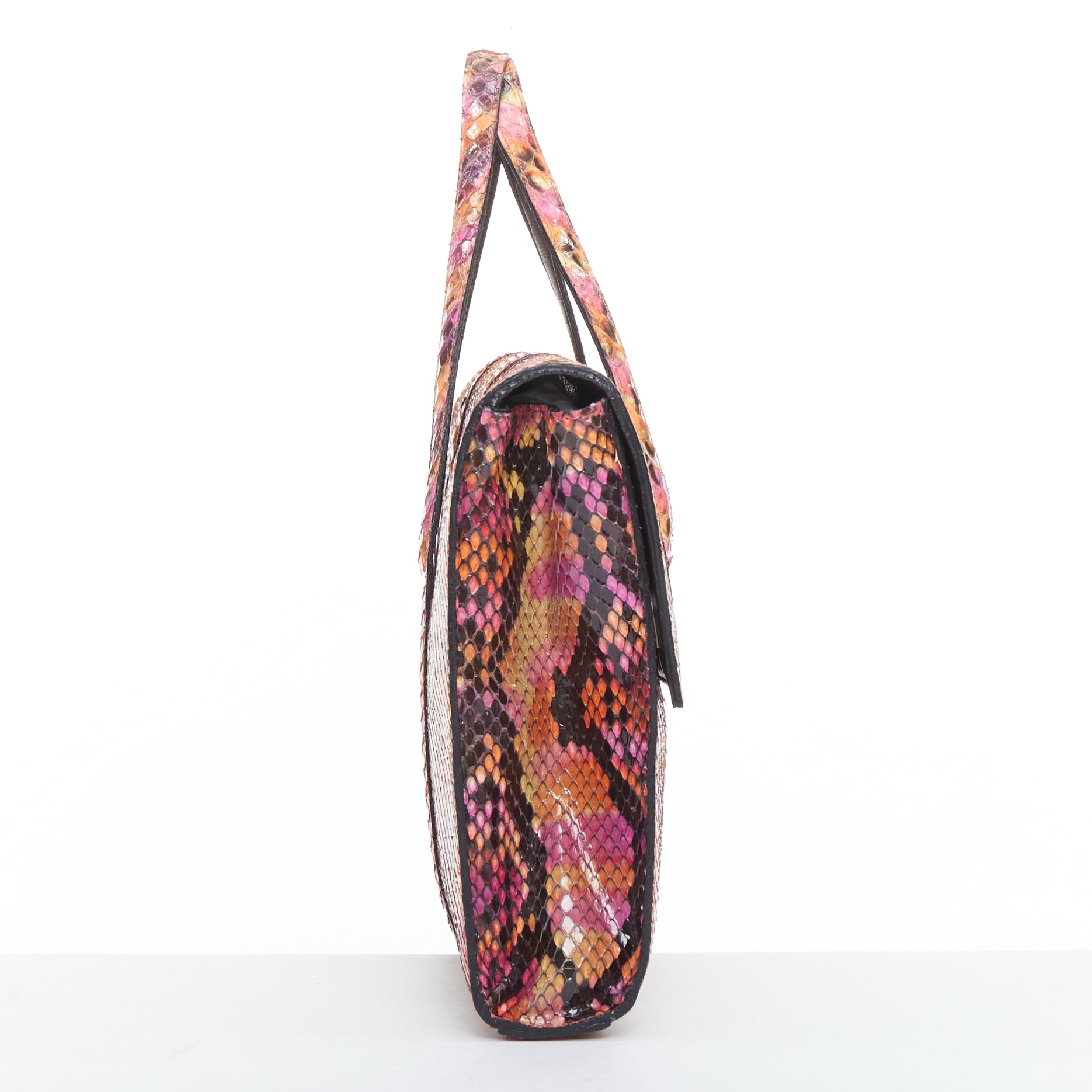 Chanel Glossy Scale Flap Bag - 4