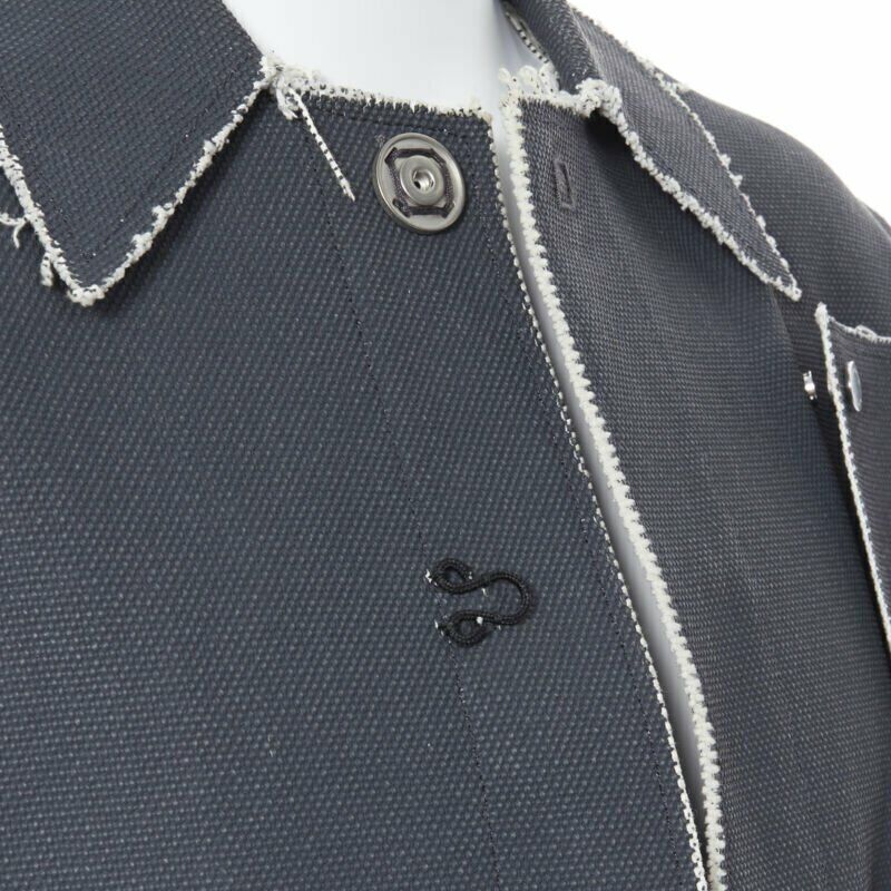 Off-white Canvas coat - Back view