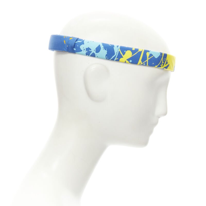 Hermès Silk Blue Headband - Image 6
