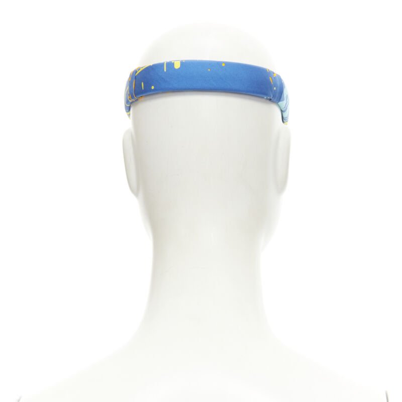Hermès Silk Blue Headband - 4