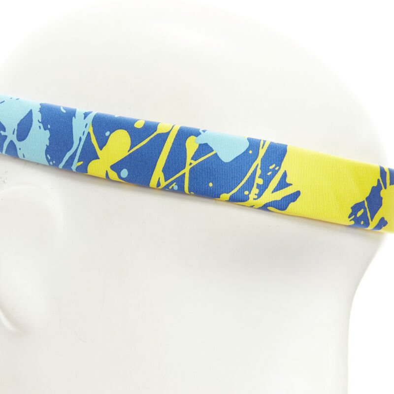 Hermès Silk Blue Headband - Detail 2