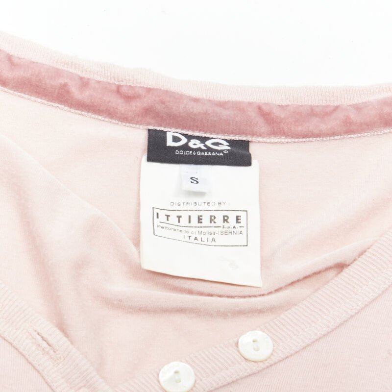 D&g Velvet Logo T-Shirt - Detail 2