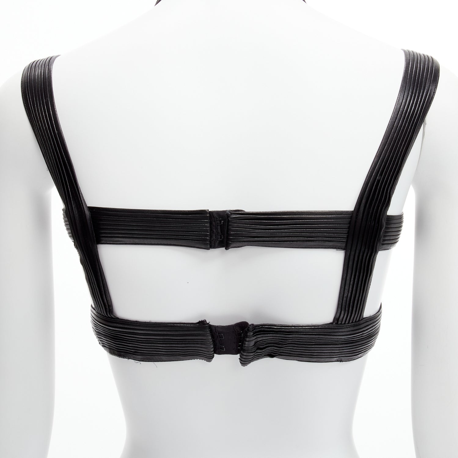 Givenchy Pleated Leather Bra - Image 10