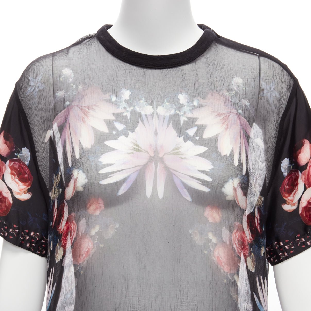 Givenchy Floral Goth T-Shirt - Image 10