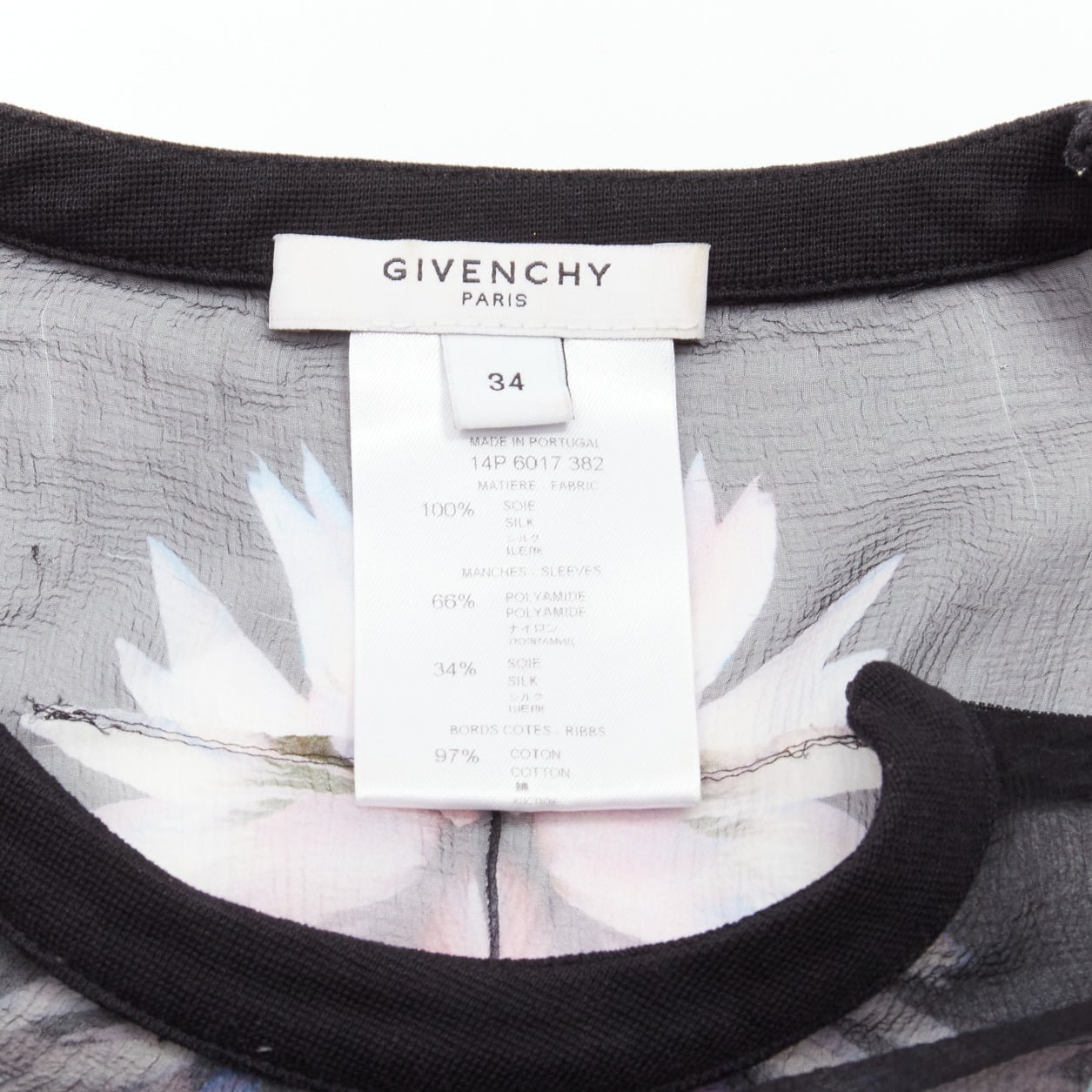 Givenchy Floral Goth T-Shirt - Image 11
