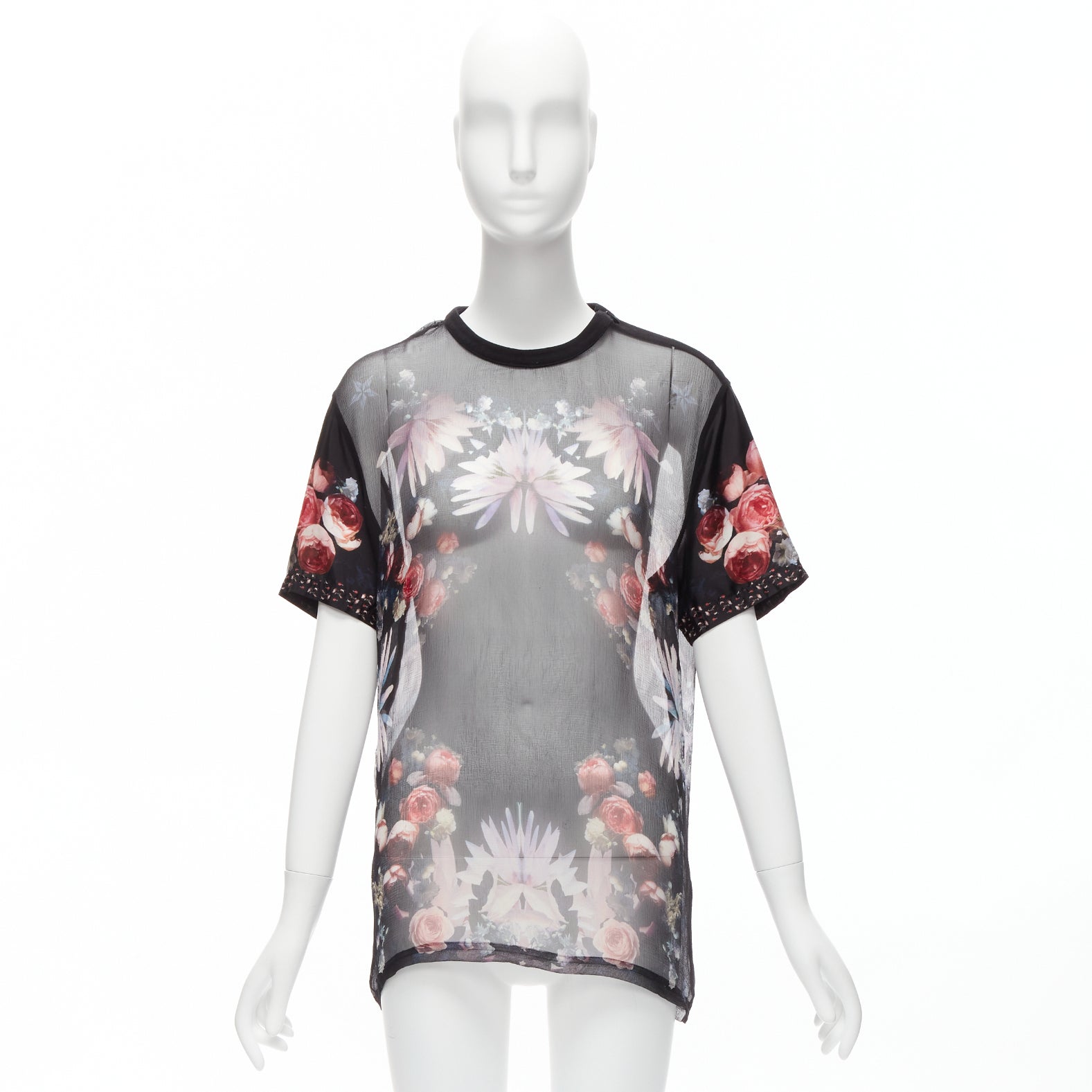 Givenchy Floral Goth T-Shirt - Image 12