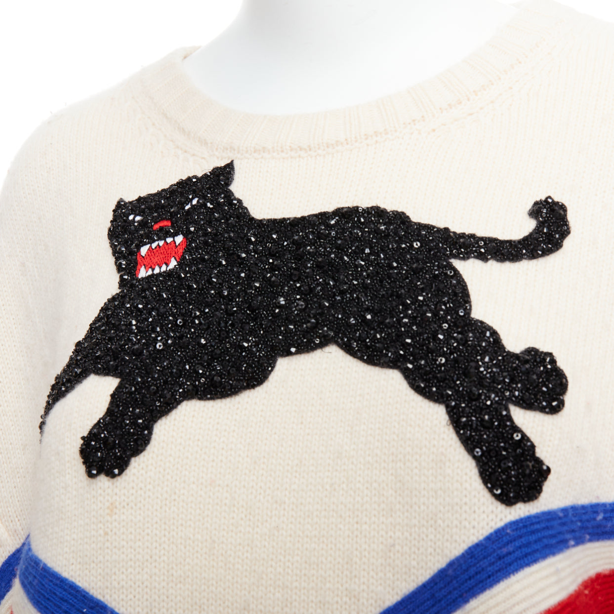 Gucci Crystal Panther Sweater - Back view