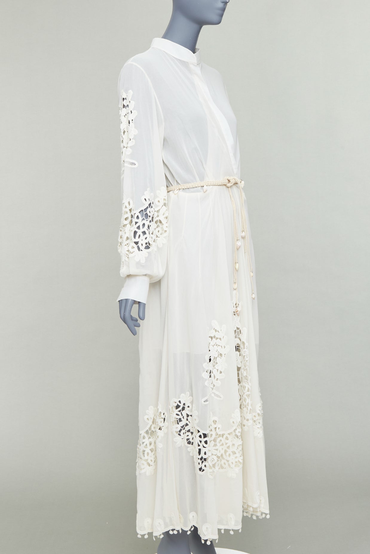 Oscar De La Renta Shell Belt Dress - Image 6