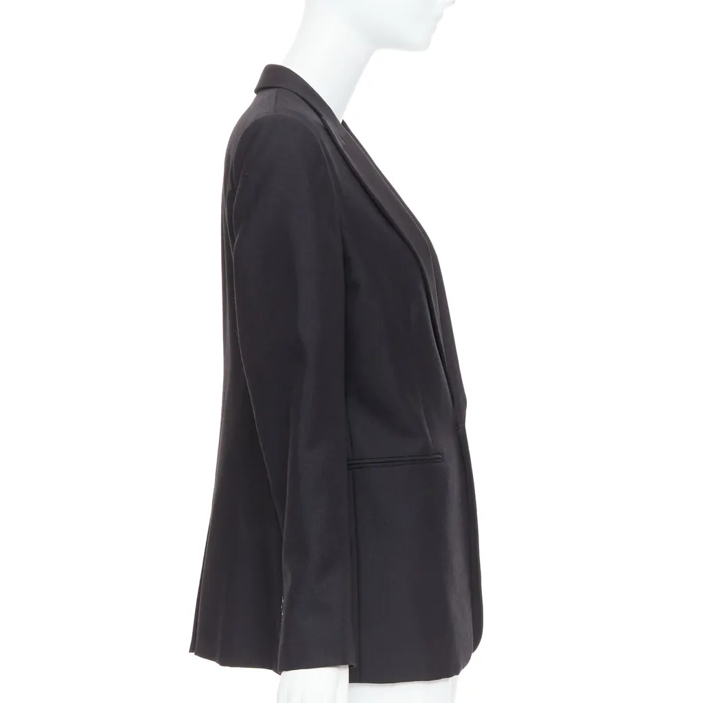 Dior Black Tuxedo Jacket Black Wool Very good - Box View