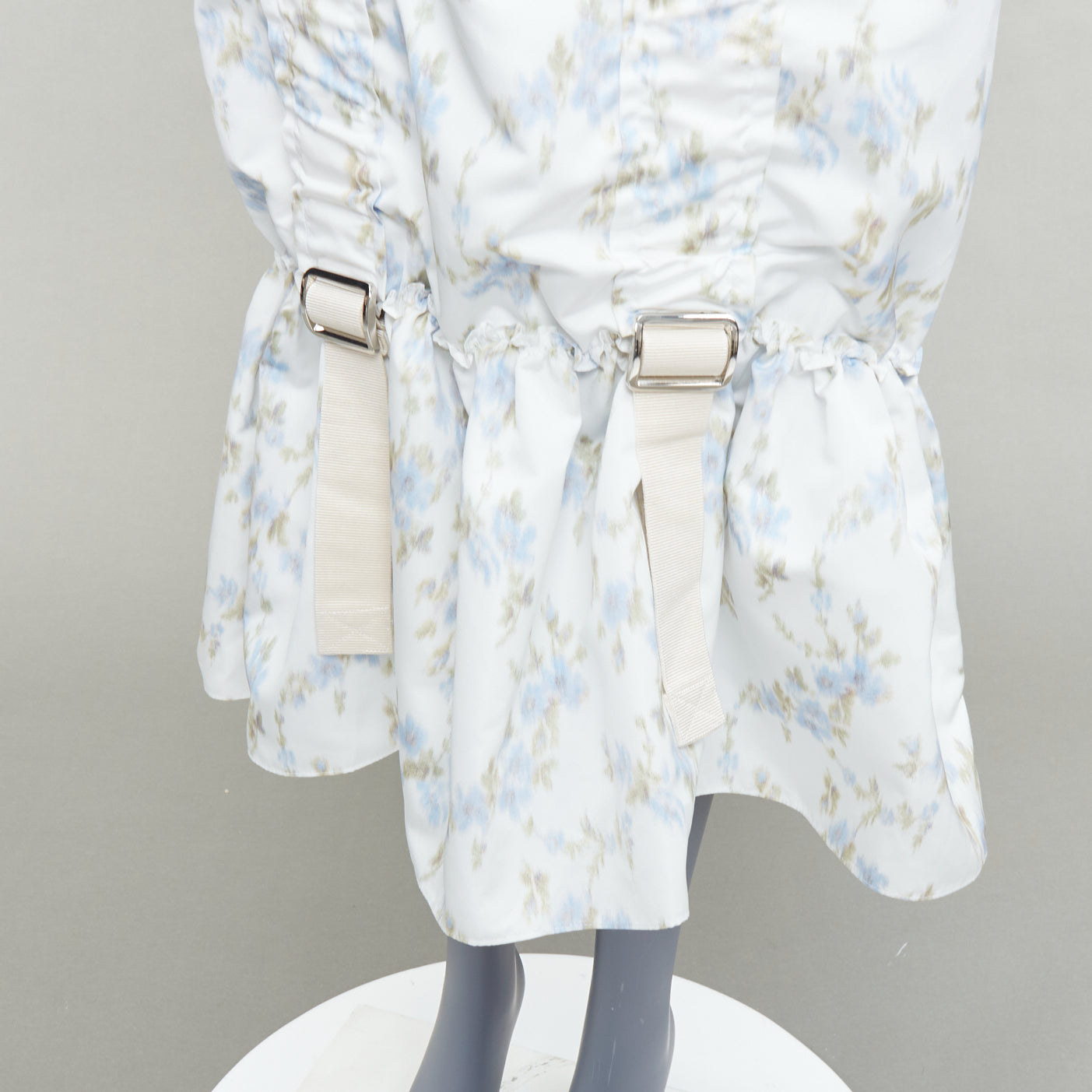 Simone Rocha Floral Ruched Skirt - Back view