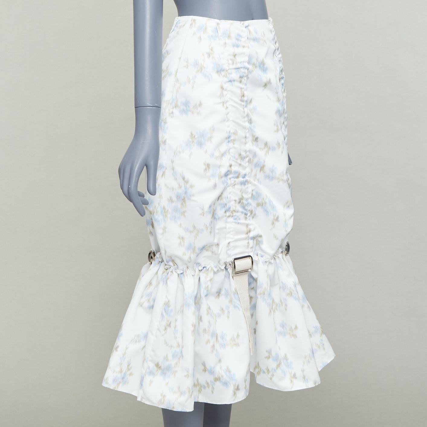 Simone Rocha Floral Ruched Skirt - Image 6