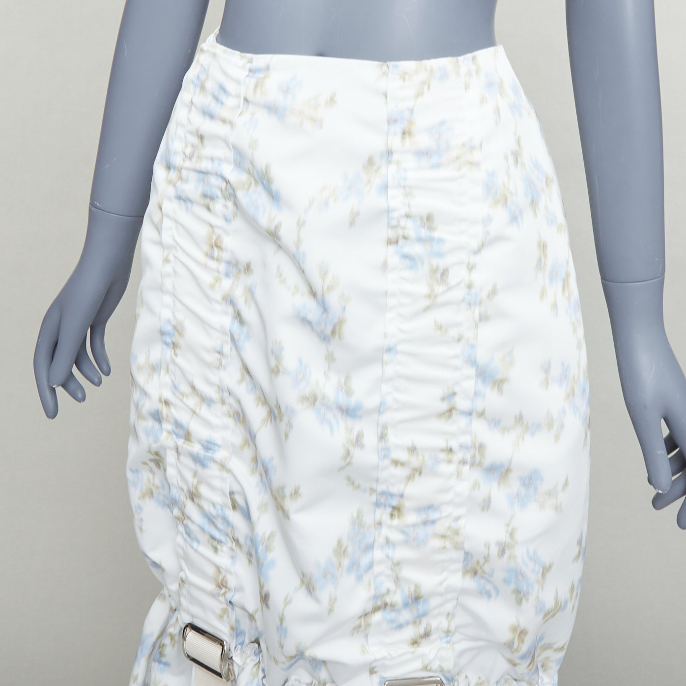 Simone Rocha Floral Ruched Skirt - Detail 2