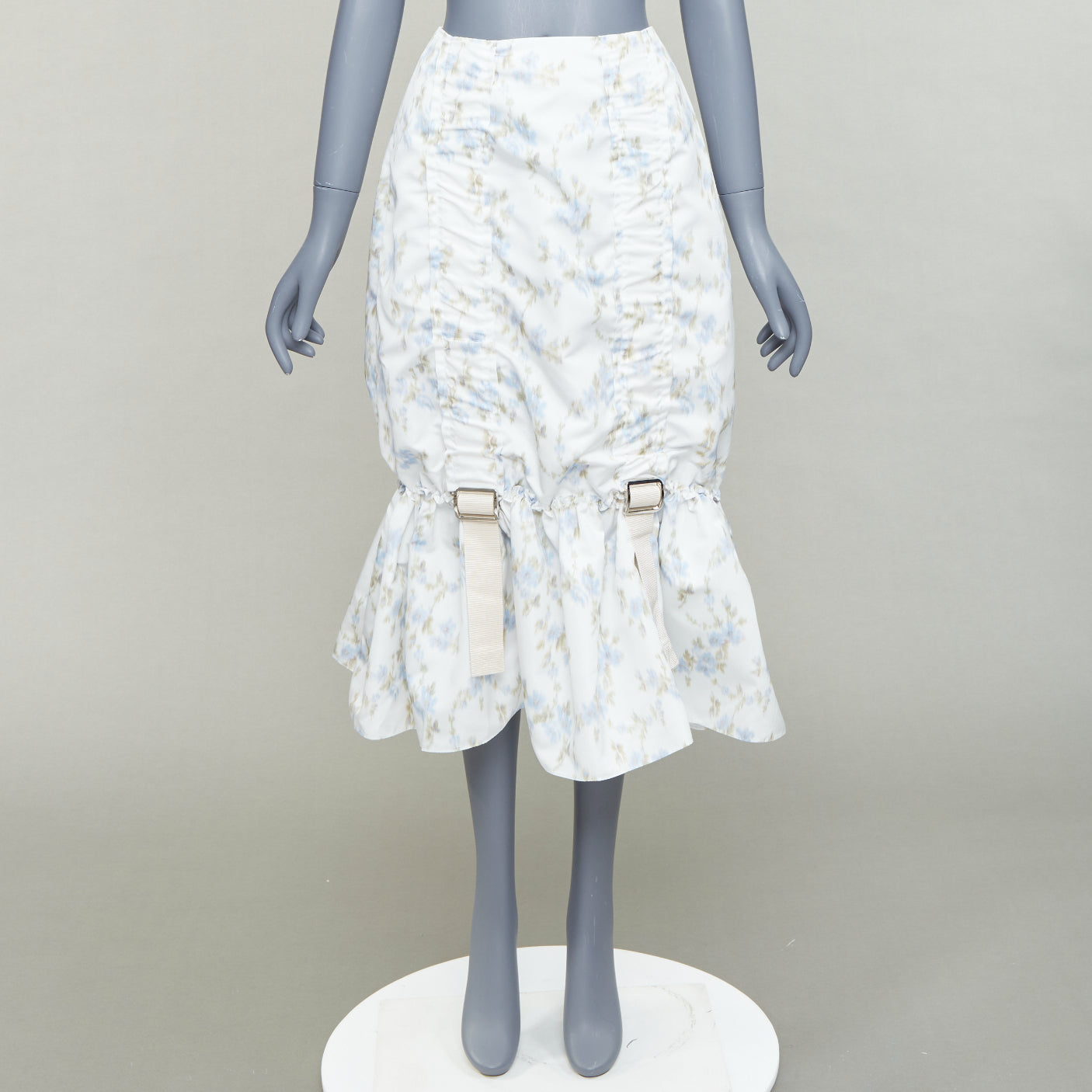 Simone Rocha Floral Ruched Skirt - Image 11