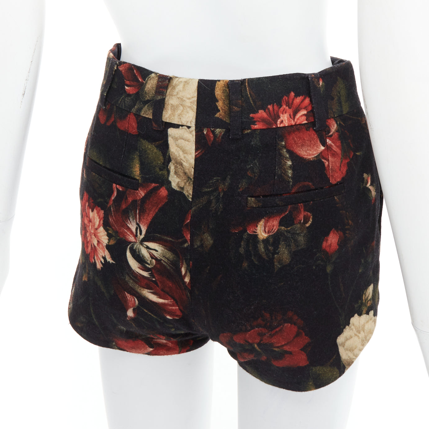 Givenchy Peony Floral Shorts - Back view